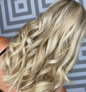 Creamy Blonde Highlights Wimbledon